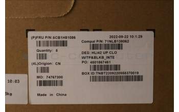 Lenovo 5CB1H81086 COVER UpperCaseASM_EURO ENG C82SH CloBL