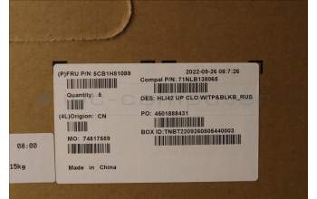 Lenovo 5CB1H81089 COVER UpperCaseASM_RUS C82SH CloBL