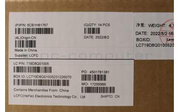 Lenovo 5CB1H81767 COVER FRU SERVAL 2.0_C_COVER_AL_ASSY