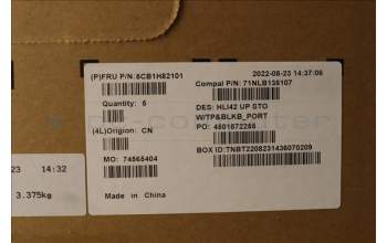 Lenovo 5CB1H82101 COVER UpperCaseASM_POR C82SH StoBL