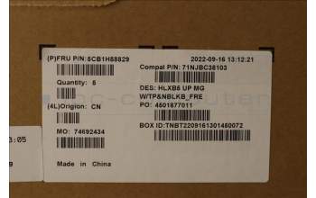 Lenovo 5CB1H88829 COVER Upper Case ASM_FRA C21DL MGNBL