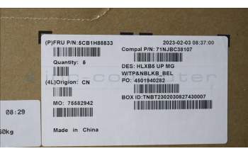 Lenovo 5CB1H88833 COVER Upper Case ASM_BEL C21DL MGNBL