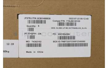 Lenovo 5CB1H88835 COVER Upper Case ASM_SLV C21DL MGNBL