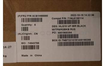 Lenovo 5CB1H88880 COVER UpperCase ASM_RUS C82S9RGB BLA