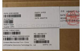 Lenovo 5CB1H92058 C-Abdeckung mit Tastatur, Deutsch, tiefblau, Ohne_Fingerabdruckscanner