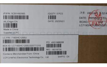 Lenovo 5CB1H92083 COVER Upper Case ASM_CZE/SLK L82QD NFPCG