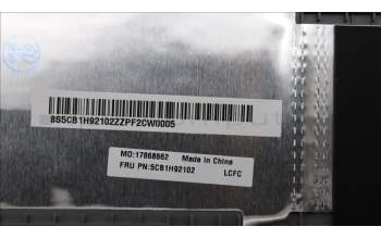 Lenovo 5CB1H92102 COVER Upper Case ASM_SLV L82QD NFPCG