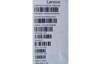 Lenovo 5CB1H95469 COVER Upper Case ASM_CZE/SLKH82SKSTGYUMA