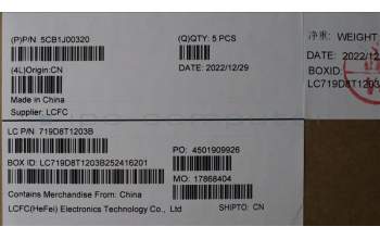 Lenovo 5CB1J00320 C-Cover with keyboard,German,Abyss Blue,FingerPrint