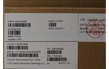 Lenovo 5CB1J00352 COVER Upper Case ASM_GREL82SFFP_CG_BL_ML