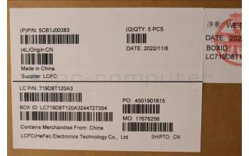 Lenovo 5CB1J00383 COVER Upper Case ASM_GERL82SFFP_CG_BL_PC