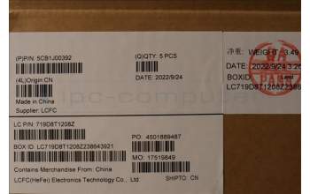 Lenovo 5CB1J00392 COVER UpperCaseASM_LASPAL82SFFP_CG_BL_PC