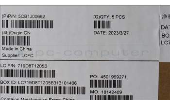 Lenovo 5CB1J00692 COVER Upper Case ASM_PORL82SFFP_CG_NB_ML