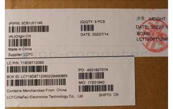 Lenovo 5CB1J01146 COVER UpperCaseASM_EUROENGL82SFFPSGBL_ML