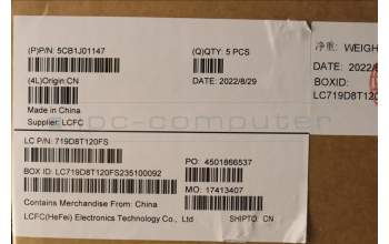 Lenovo 5CB1J01147 COVER Upper Case ASM_FRAL82SFFP_SG_BL_ML