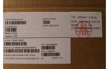 Lenovo 5CB1J01191 COVER UpperCaseASM_LASPAL82SFFP_SG_BL_PC