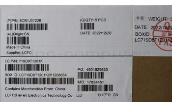 Lenovo 5CB1J01228 COVER Upper Case ASM_SPAL82SFFP_SG_NB_ML