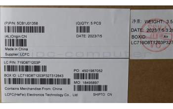 Lenovo 5CB1J01358 COVER Upper Case ASM_UKEL82SFNF_CG_BL_PC