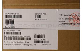 Lenovo 5CB1J01618 COVER Upper Case ASM_ENG L82QC FP_CG