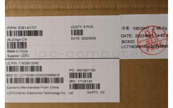 Lenovo 5CB1J01727 COVER Upper Case ASM_POR L82QC NFP_CG