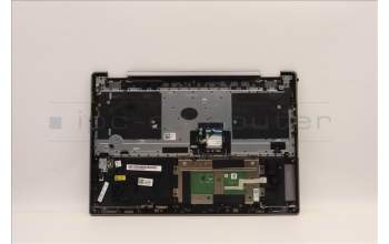 Lenovo 5CB1J01807 C-Abdeckung mit Tastatur, Skandinavien, arktisgrau, Fingerabdruckleser