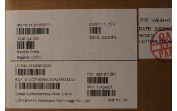 Lenovo 5CB1J02072 COVER Upper Case ASM_NORDIC L82QE FPSB