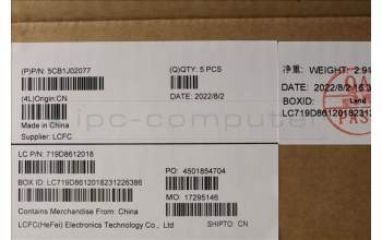 Lenovo 5CB1J02077 COVER Upper Case ASM_SWS L82QE FPSB