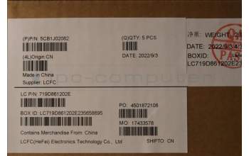 Lenovo 5CB1J02082 COVER Upper Case ASM_EURO ENG L82QE FPSB