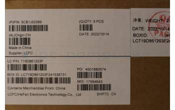 Lenovo 5CB1J02089 COVER Upper Case ASM_FRA L82QE FPSB