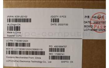 Lenovo 5CB1J02102 COVER Upper Case ASM_GER L82QE FPSG