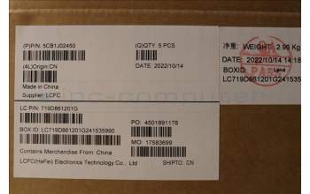 Lenovo 5CB1J02450 COVER Upper Case ASM_ENG L82QE NFPSB