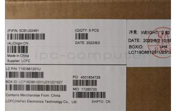 Lenovo 5CB1J02481 COVER Upper Case ASM_EURO ENG L82QENFPSG
