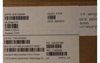 Lenovo 5CB1J02958 COVER Upper Case ASM_GER L82U1 I/G_U