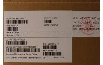 Lenovo 5CB1J03981 COVER Upper Case ASM_SWS L82UF NFPAG