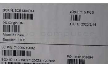 Lenovo 5CB1J04014 COVER Upper Case ASM_TC L82UF NFPSG