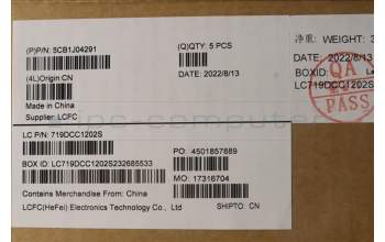 Lenovo 5CB1J04291 COVER Upper Case ASM_GER L82TF RGBOG