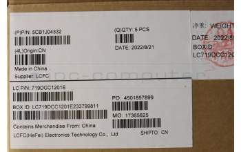 Lenovo 5CB1J04332 COVER Upper Case ASM_NORDIC L82TF RGBSG