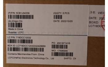 Lenovo 5CB1J04339 COVER Upper Case ASM_TC L82TF RGBSG