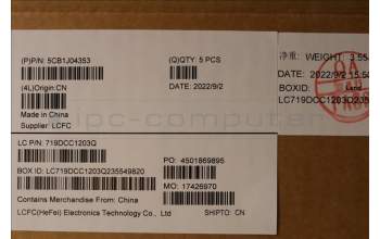 Lenovo 5CB1J04353 COVER Upper Case ASM_FRA L82TF WHOG