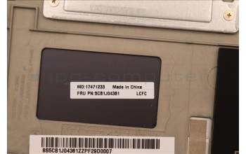 Lenovo 5CB1J04361 COVER Upper Case ASM_ITA L82TF WHOG