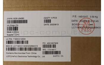 Lenovo 5CB1J04363 COVER Upper Case ASM_LA SPA L82TF WHOG