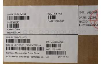 Lenovo 5CB1J04393 COVER Upper Case ASM_ITA L82TF WHSG