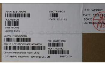 Lenovo 5CB1J04395 COVER Upper Case ASM_LA SPA L82TF WHSG