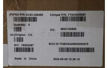 Lenovo 5CB1J08458 COVER UpperCaseASM_GRE C82SD ALCG FPBL