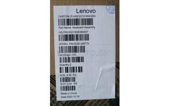 Lenovo 5CB1J08770 COVER Upper Case ASM_POR H 82SN CLGY DIS