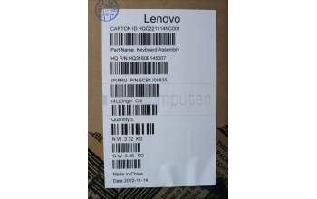 Lenovo 5CB1J08835 COVER Upper Case ASM_RUS H 82SN STGY DIS