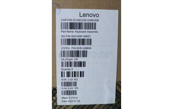Lenovo 5CB1J08836 COVER Upper Case ASM_SLV H 82SN STGY DIS