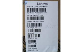 Lenovo 5CB1J08867 COVER Upper Case ASM_RUS H 82SN STGY UMA
