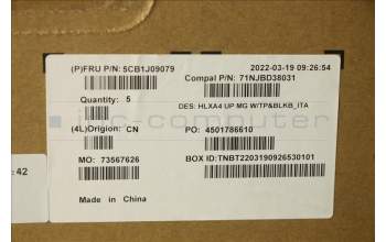 Lenovo 5CB1J09079 COVER Upper Case ASM_ITA C21DH MGBL