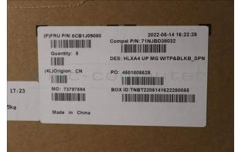 Lenovo 5CB1J09080 COVER Upper Case ASM_SPA C21DH MGBL